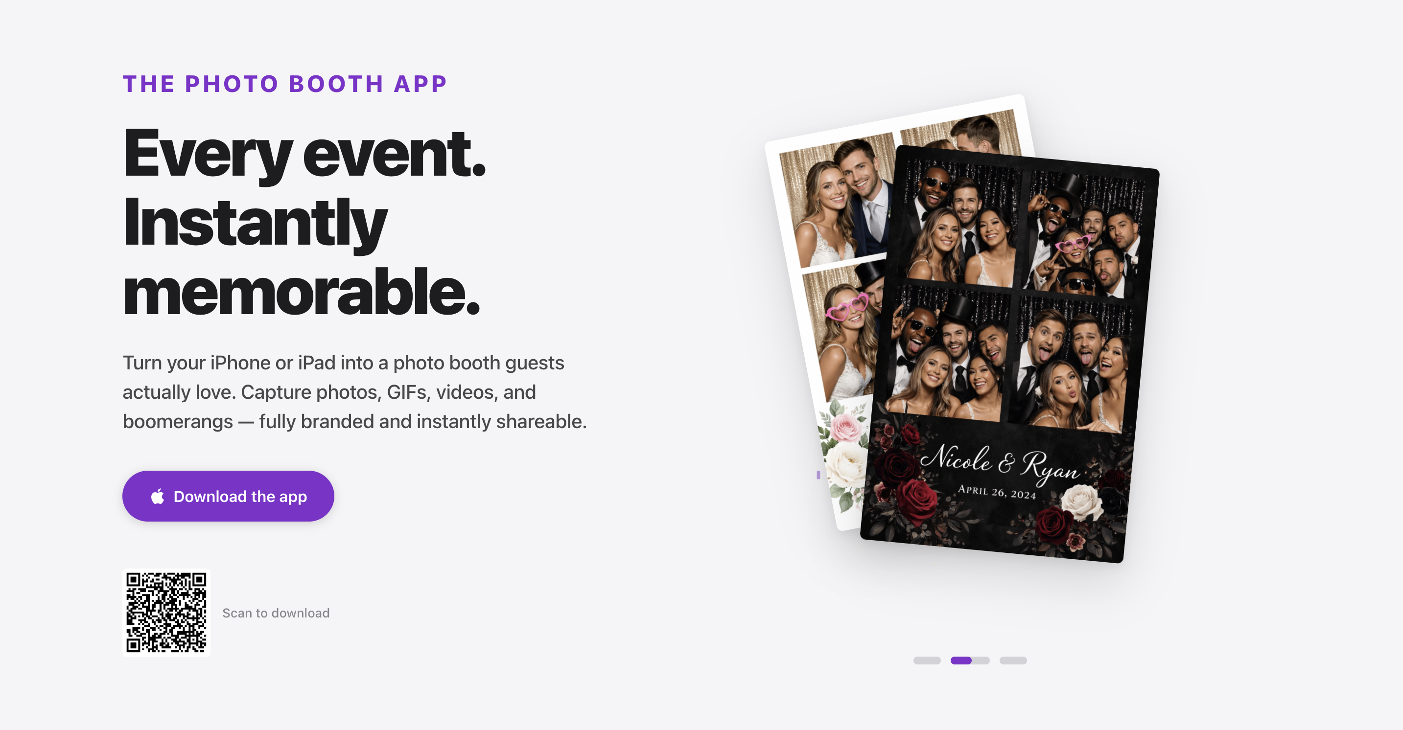 The Photo Booth App logo