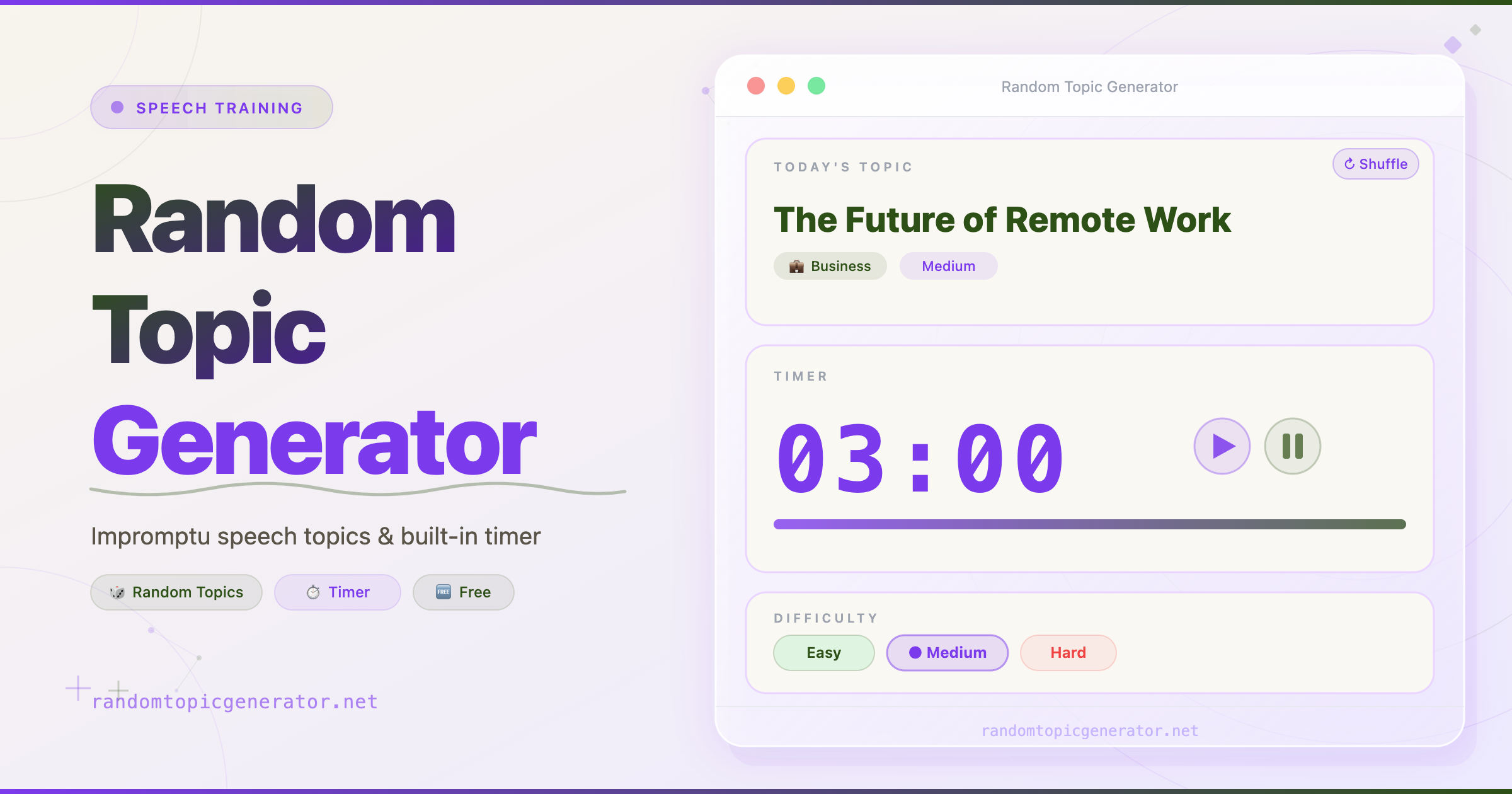 Random Topic Generator logo